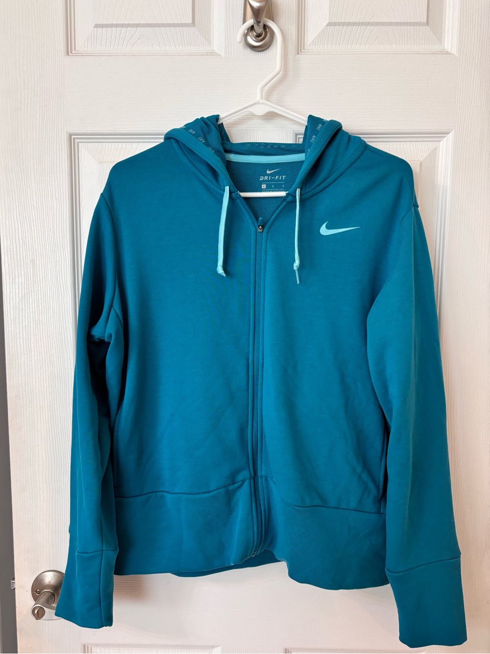 Nike Teal Dri-FIT Full-Zip Hoodie